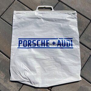 1970s? Vintage Porsche + Audi Car Dealer Advertising Bag